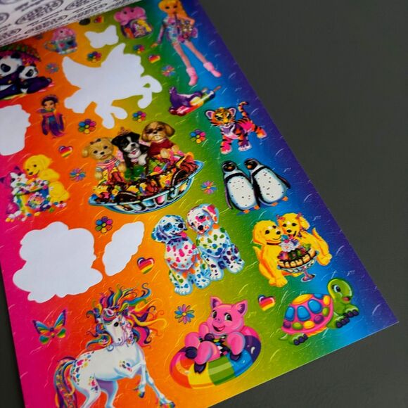 Vtg. 2014 LISA FRANK Collector Set 5 Sheets 400 Stickers - Picture 6 of 6